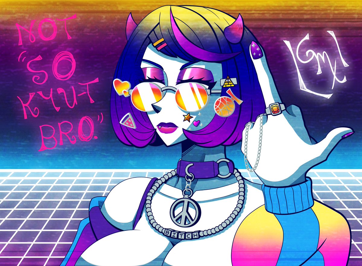 MaxiriderS2's tweet photo. Redraw daquele desenho do ano passado da Kurumu Vapor Wave
#art #draw #traditionalart #tttdivulga #Sararetweets #arte #artetradicional #oc #originalcharacter #POPART #vaporwave #aesthetic https://t.co/oYCnxi1pIM