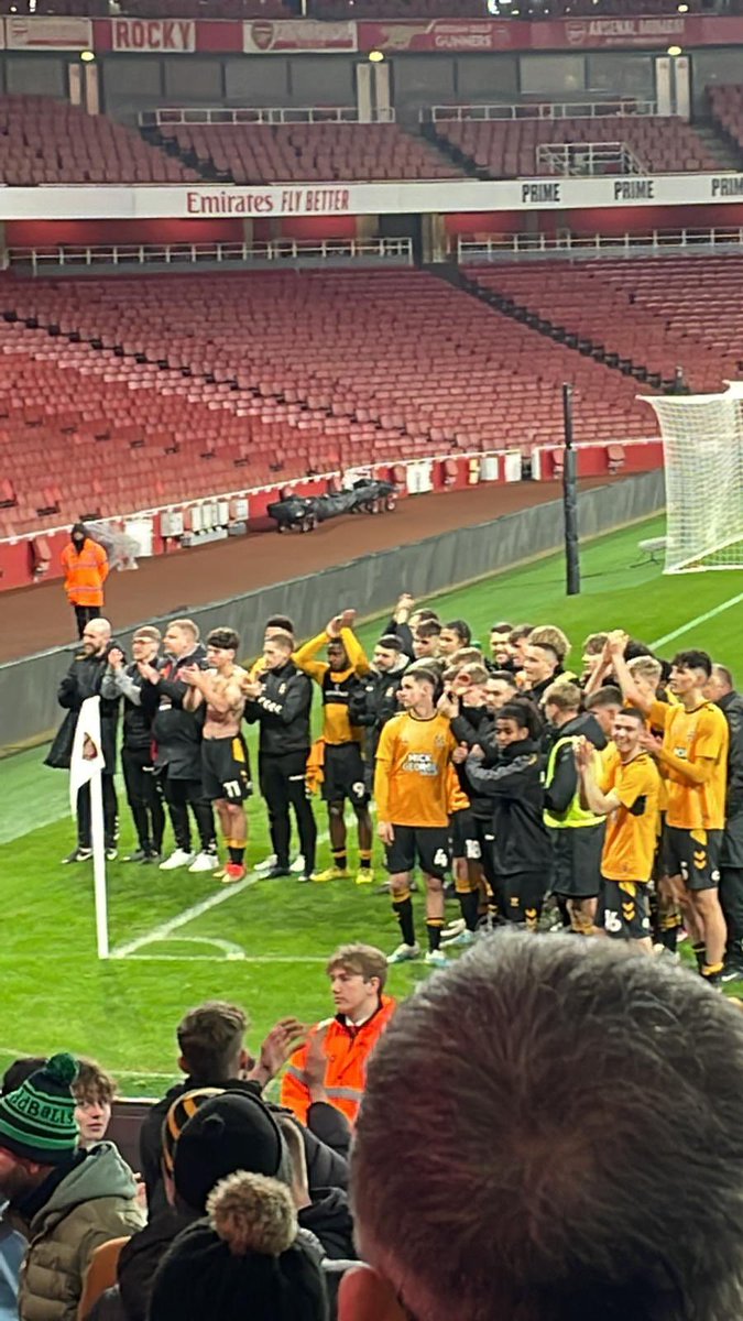 What a performance from @cufcacademy1 so close but should be very proud. 
George Scales - one of our own!  #BowersFamily