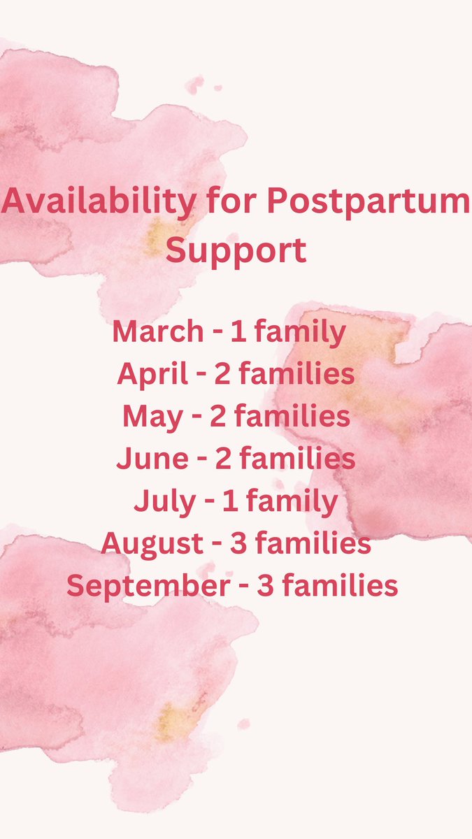 I have availability in the coming months for supporting families in the postpartum period! I support all families. Please email me for more information or to book your free consultation! kkhdoula@gmail.com

#postpartumdoula #postpartumsupport #yycdoula #yycfamilies