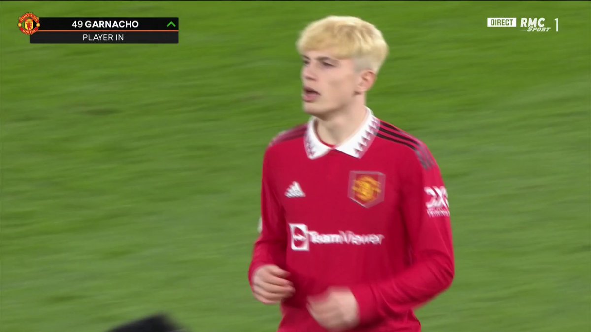 RMC Sport on Twitter "💇‍♂️ Alejandro Garnacho est un jeune homme audacieux. Et pas que sur le