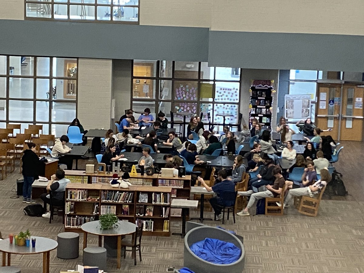 ECCALibrary's tweet photo. We loved hosting and having front row seats to our 5th Annual African American Read-In! Thank you to Dr. Bianchi-Pennington for organizing this event each year!  @ncte #hvalibrary https://t.co/y6N8wkCBBp