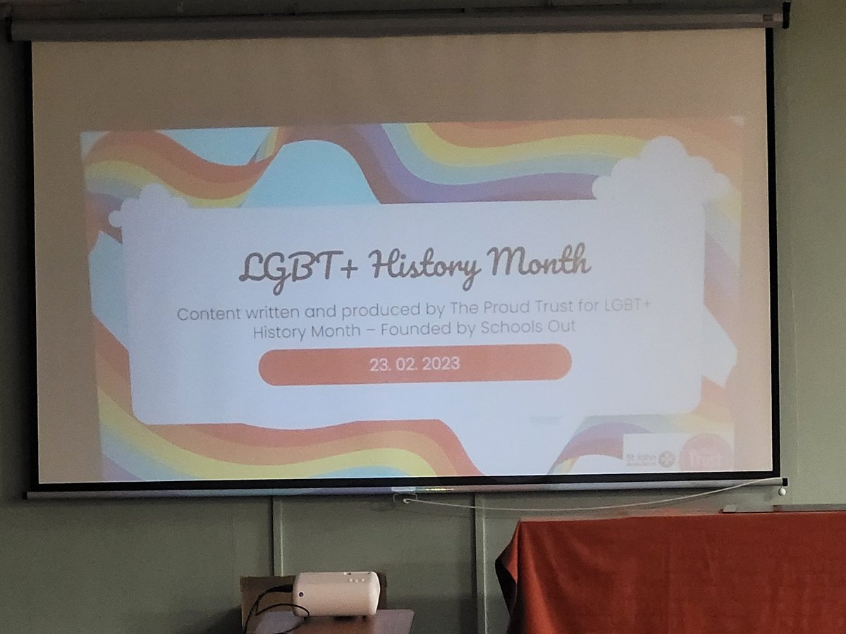 Tonight, Arksey Cadets took part in a session about LGBT+ history month. Celebrating and looking forward to a future built on equality and diversity. <a href="/stjohnambulance/">St John Ambulance England</a> #LGBTplusHM <a href="/LGBT/">LGBT</a> <a href="/LGBTHM/">LGBT+ History Month 🏳️‍🌈🏳️‍⚧️</a> <a href="/doncasterpride/">Doncaster Pride</a>