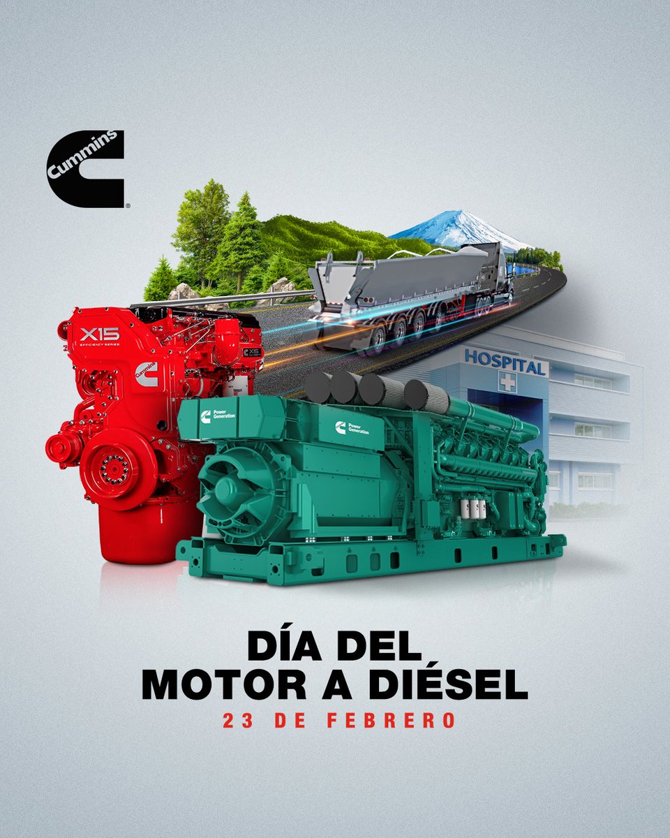 Confiables, duraderos y eficientes. Marcando siempre la diferencia. 💪

 Comparte con nosotros tu #motorCummins favorito y déjalo en los comentarios.
#DíaDelMotorDiésel
