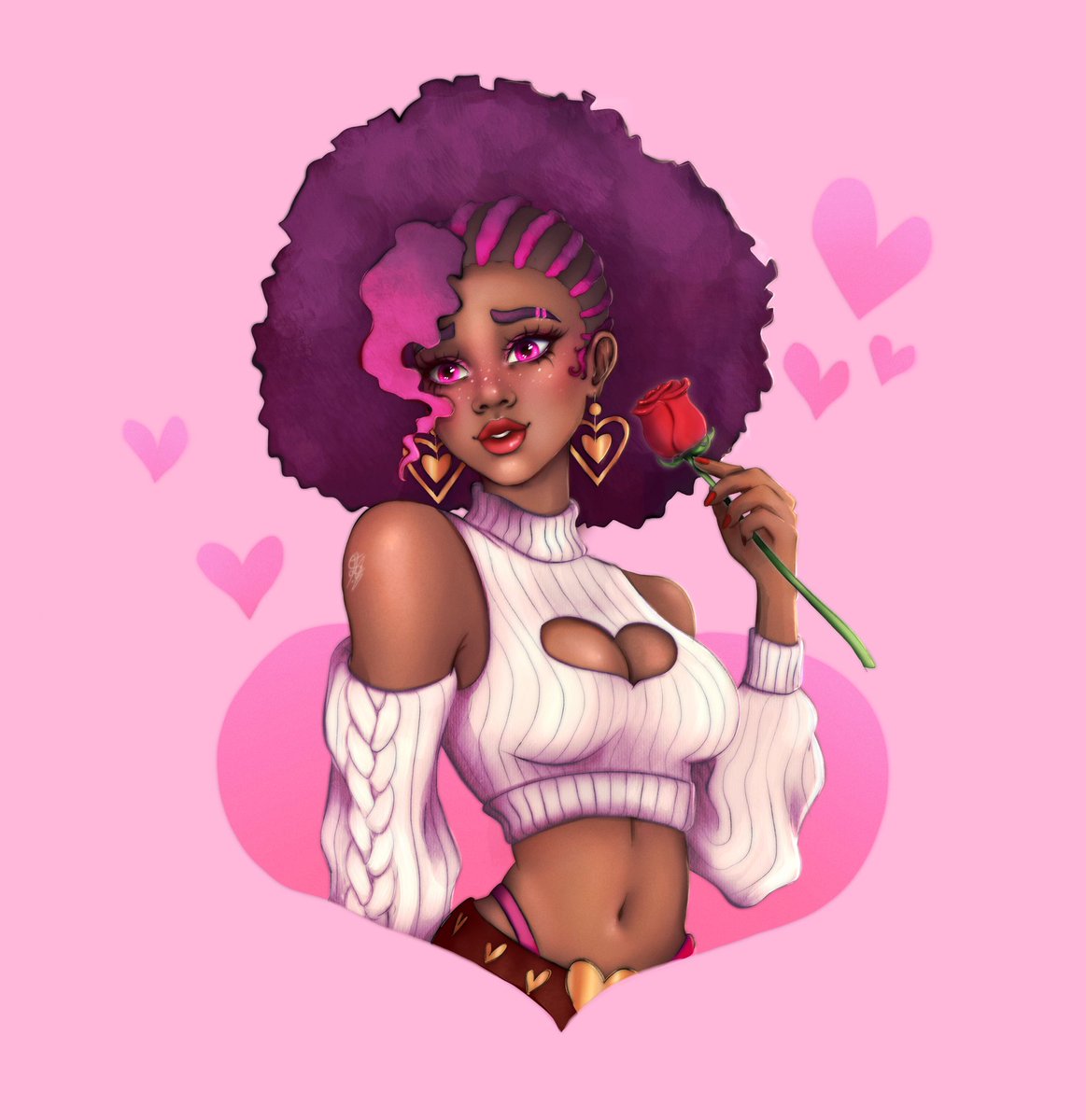 BullCrepe_'s tweet photo. Happy (late) Valentine’s Day! ❤️
#digitalart #valentine https://t.co/LOsvZWdtsa