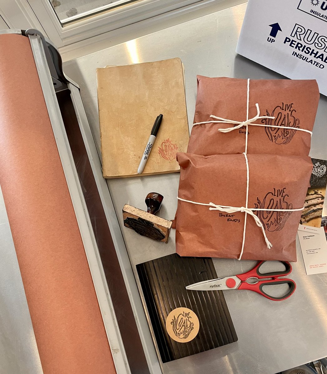 Little work in the new Live Coals Lab today… 🔥👨‍🔬🔥#burntends #shipem #livecoals