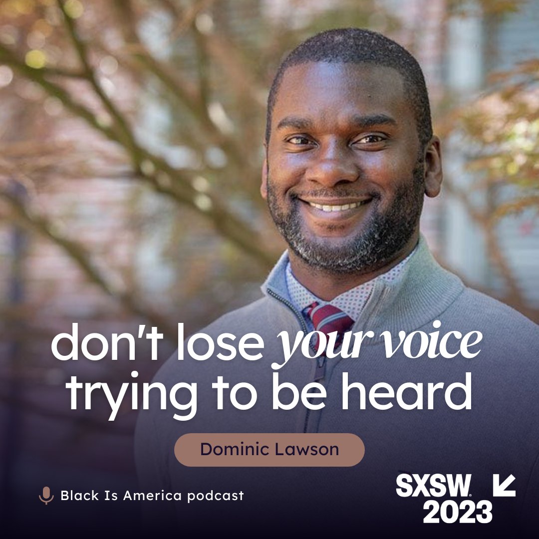 SunAhMariePHD's tweet photo. Don't Lose Your Voice Trying to be Heard

a dope panel of creatives coming to @sxsw Thursday, March 16th 10am featuring Munirah Jones (Juntland), Dominic Lawson (@BlackIsAmerica), Enora Moss (@ItsNoriNori), and Saida Grundy (@saigrundy) https://t.co/z5cUQXwrLs