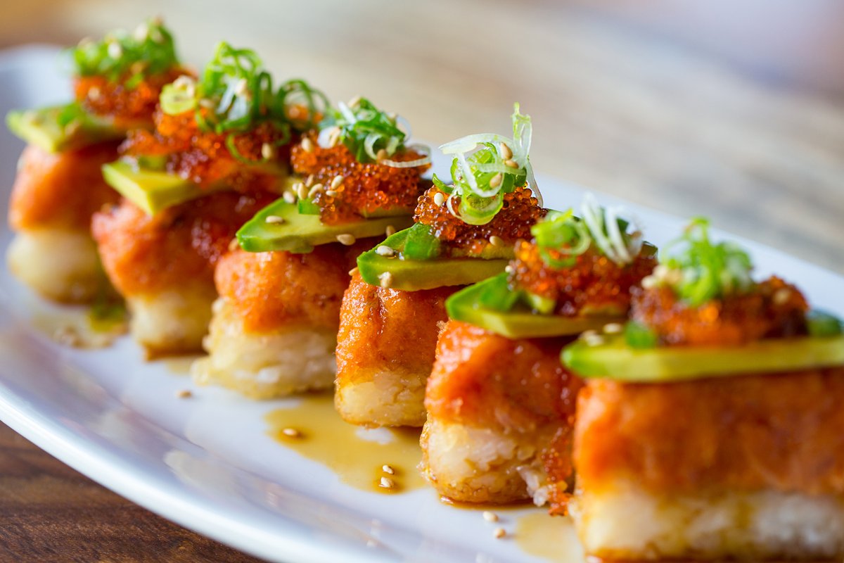 Crispy Spicy Tuna at <a href="/SushiDenDenver/">Sushi Den Denver</a> is full of flavor and texture. Yum! #sushi  sushiden.net