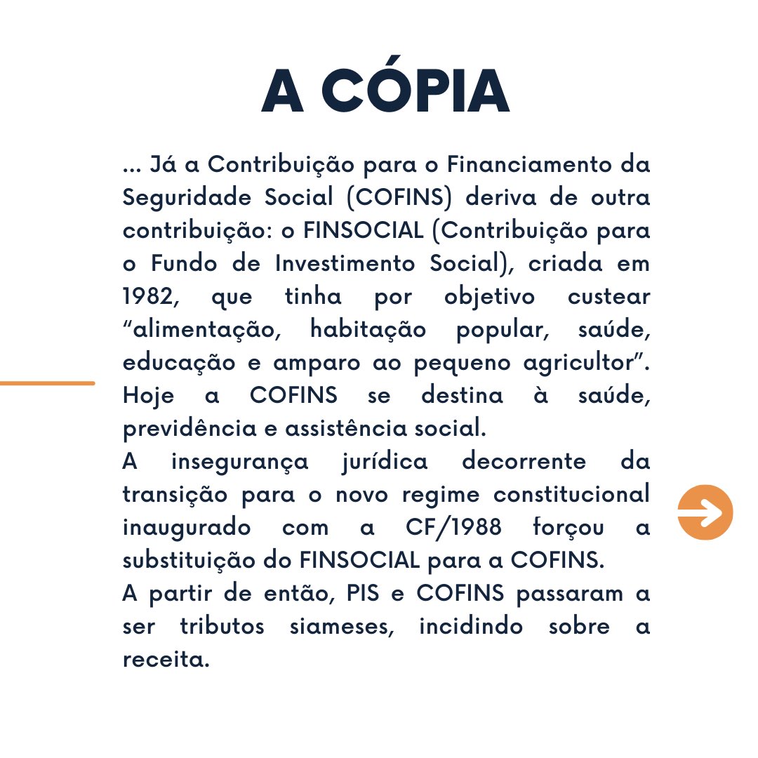 vejadireito's tweet photo. 👯‍♂️ Dois tributos iguais? 

🦁💰 Pois é, a complexidade já começa aí.

Conheça a PIS/COFINS, contribuição com o dobro de complexidade para dificultar a vida de todos, presente em tudo o que você compra 🛍️.

#reformatributaria #pis #cofins #tributo #contribuicao #imposto https://t.co/KTeWAZSsxx