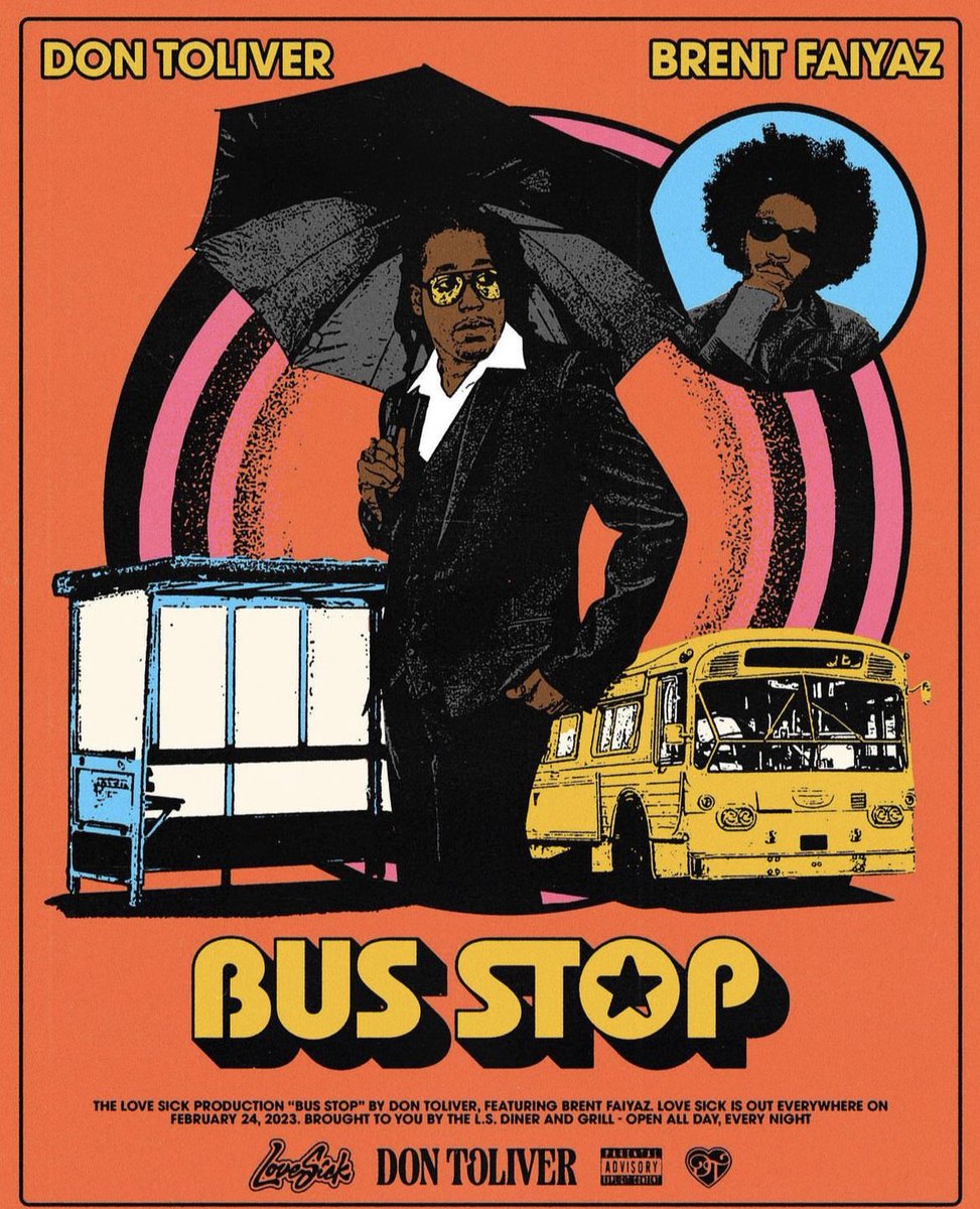 nfr_podcast's tweet photo. Brent Faiyaz will be featured on Don Toliver’s new album tonight 'Love Sick' ❤️‍🩹

The song is titled "Bus Stop" https://t.co/WLbzPb7ueO