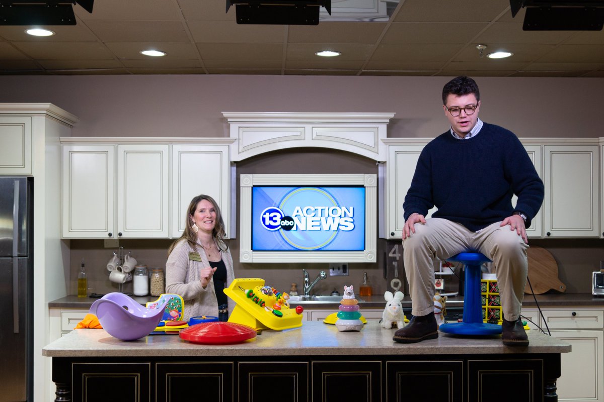 13abc's tweet photo. @EthanKWatts learned about adaptive toys for kids with sensory processing difficulties from our friends at Ability Center today! Watch the full segment >> https://t.co/8Kredb8uOt
📸 Jennifer Gunderson Photography https://t.co/5xTUimDcje