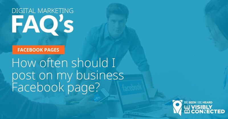 VisiblyConnect's tweet image. The average Facebook page creates 1.55 posts per day.
It is generally recommended to post 1 time per day and no more than 2 times per day. Rule of Thumb: Aim for quality over quantity.

#FacebookStrategy #MarketingFAQs #VisiblyConnected