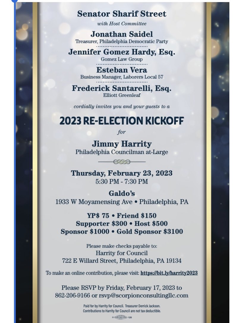 Shariff Street is hosting a campaign kickoff for his racist buddy Jimmy Harrity. Ole Jimmy loves using the “N” word. We reported here . See the pinned post.