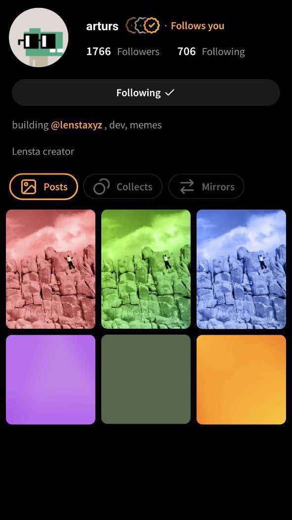 lenstaxyz's tweet photo. Curate your profiles on @lenstaxyz 

Long press to hide posts from others on Lensta app.

Make your feeds beautiful and show them off to others 💅💄👑 https://t.co/RidF72aVvp