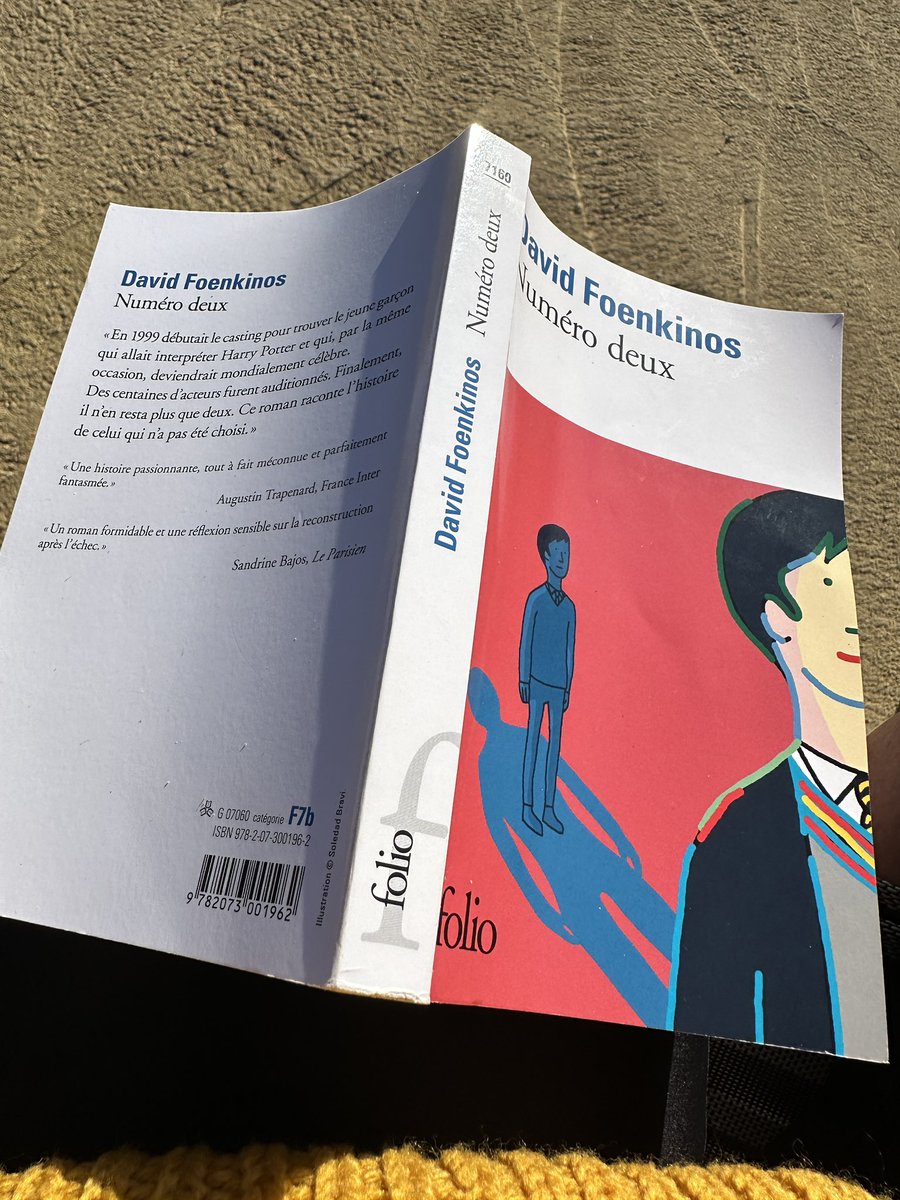 SuchFunDB's tweet photo. Het bleef bij Franse boeken deze week. Voordeel: ik hoefde niet in het Frans te komen. Nadeel: het leest wat minder snel. 3/52 was Numéro deux van David Foenkinos. Een fictief verhaal over Martin Hill, in de casting voor Harry Potter voorbij gestreefd door Radcliffe #bookaweek https://t.co/jdYdca4pmW