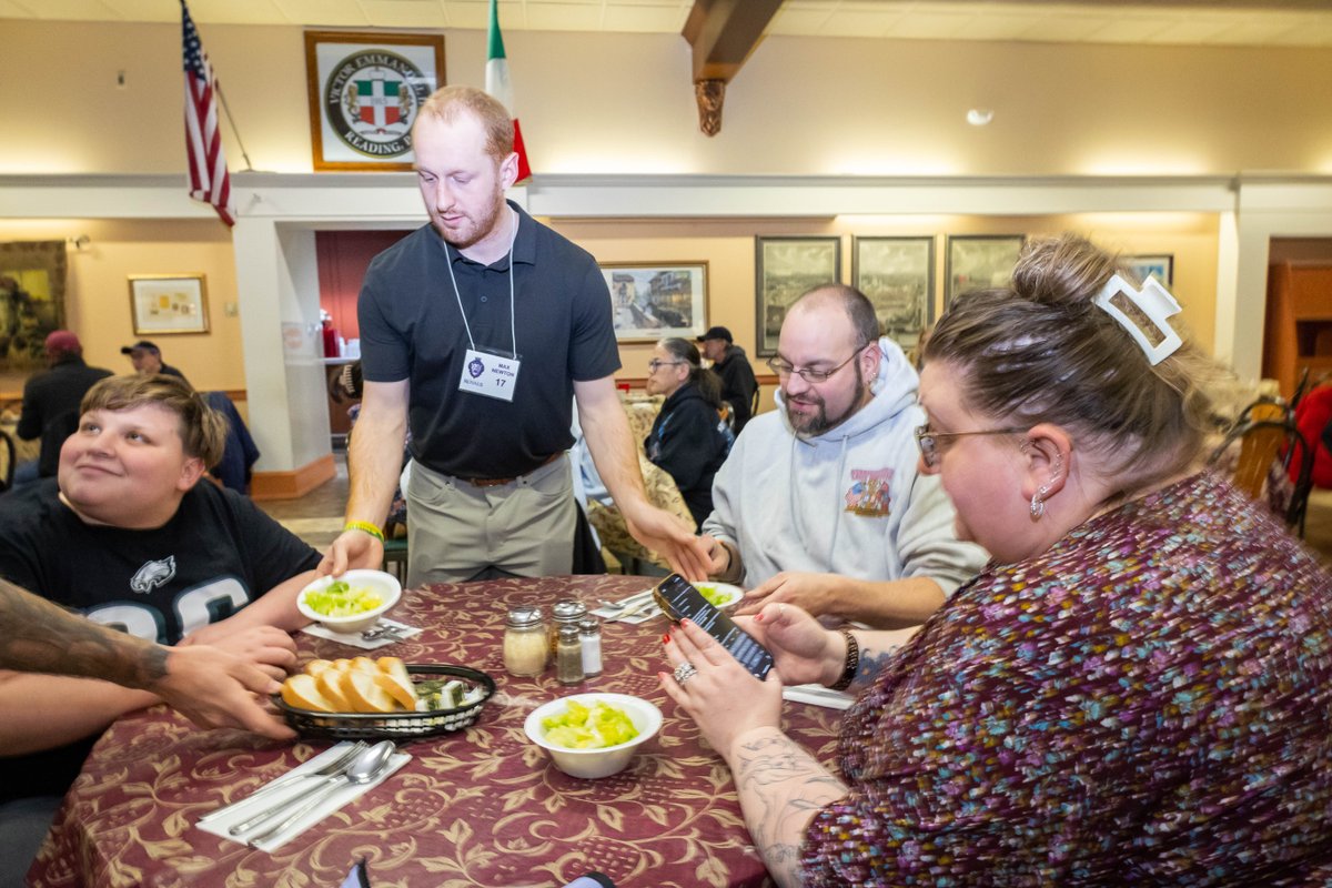 ReadingRoyals's tweet image. Lots of fun was had at last night's Season Ticket Holder Spaghetti Dinner, where Royals players serve the season ticket holders! This opportunity and many others are reasons why you should join the Purple Gang and become a season ticket holder!