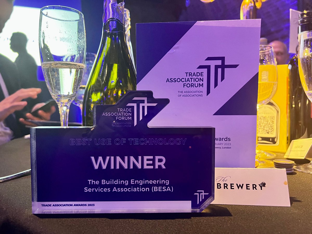 We are incredibly proud of winning Best Use of Technology at #TAFAwards tonight! 

Thank you @TAForum for the recognition & thank you to our members for their continued support as well as raising standards in the Vent Hygiene Industry!