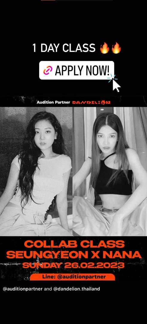 vanishingstripe's tweet photo. @CUBECLC #Seungyeon on Audition Partner's story 230223 part 3
Sign up for Seungyeon & Nana's collab class!
🔗 https://t.co/DYAwKyboZV
#CLC #씨엘씨 #장승연 #CHANG_SEUNGYEON #승연 @CUBECLC #NANA #auditionpartner #dandelion_thailand https://t.co/FplT67ziaf