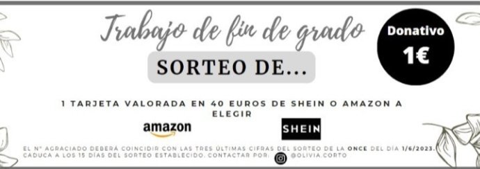 Nadineporaqui's tweet photo. Hola! Estamos haciendo un sorteo para poder financiar el TFG, quien quiera número que me hable⬇️🙏🏻 https://t.co/WUcIlRWWPj