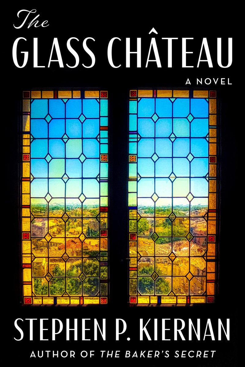 StephenPKiernan's tweet photo. Button-popping proud to reveal the cover of my new book, which comes out June 20. A nation recovering from devastation, an immersion in the art of stained glass, a love story, a vivid trip to France -- all in one tale. 
To pre-order, here's the link: https://t.co/wXe6fur4qw https://t.co/fkuwcqYHBi