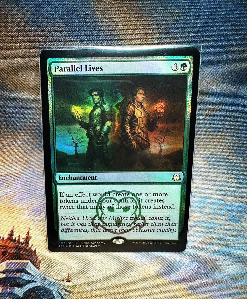 ReallyPrettyMTG's tweet image. Parallel Lives, another little beauty I managed to pick up last weekend. A real must have for any deck that creates lots of tokens, you pair this up with Doubling Season and you are off to the races!! 

#MTG #mtgcards #mtgcollection