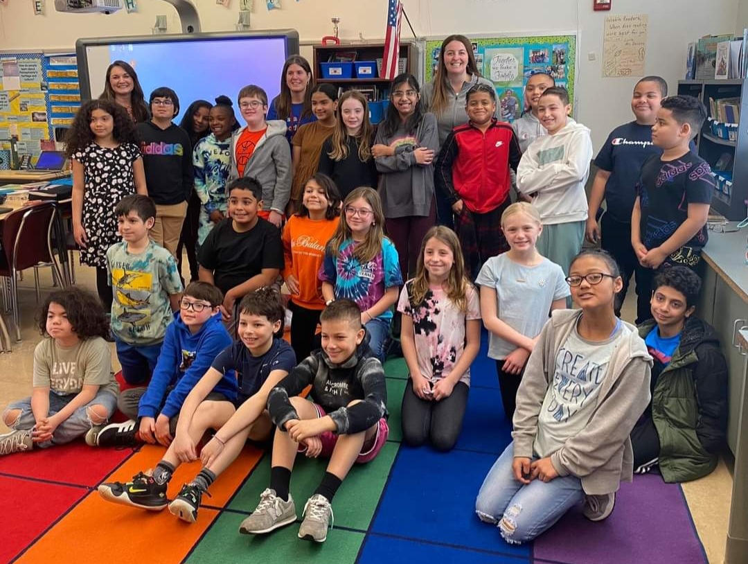 cyndistevens711's tweet photo. THANK YOU SO MUCH TO ANDI @Y102Reading for visiting our class today! Andi was kind enough to visit so we could persuade her to love Math! We're always working to build confidence & develop positive mathitudes. It is all about mindset! #mathrocks #mathisfun #positivemathitude https://t.co/rKlmZmmjuv