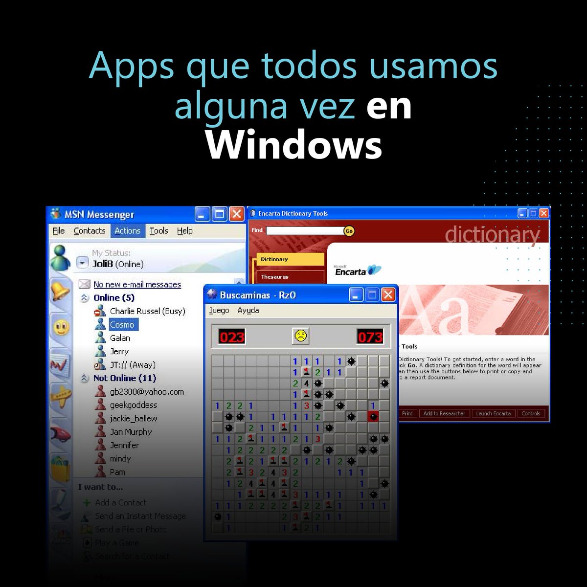 semtic_it's tweet photo. En su momento fueron aplicaciones que dieron bastante de qué hablar, pero ahora están en el olvido:
Buscaminas
Ccleaner
Daemon Tools
Encarta
Flash
MSN
Napster
Nero Burning ROM
¿Y tú, conoces alguna App de este listado? 
#Semtic #Ecommerce #Tecnología #Online #Tech #Internet #App https://t.co/tMFtLFWCoq