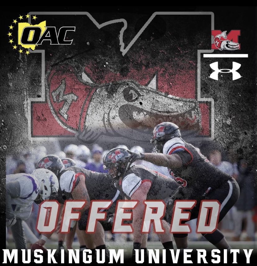 LukePope123's tweet photo. Blessed to receive an offer to play football at Muskingum University! @Coach_Reny @CoachHuhn @CoachLube @eastlakefball https://t.co/6gDhYYuA0m