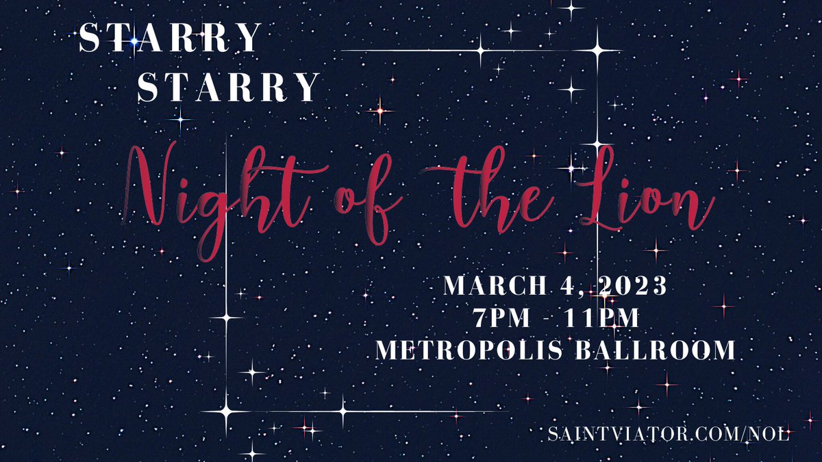 SaintViatorHS's tweet photo. Night of the Lion is just over a week away, and our Committee has been working hard to plan a night we won’t forget!

It is sure to be a wonderful time, and a great opportunity to gather in support of Tuition Assistance, the Parents Club, Fine Arts &amp; more! https://t.co/w6Bt0XMmtO https://t.co/mQdr9mV0Zs
