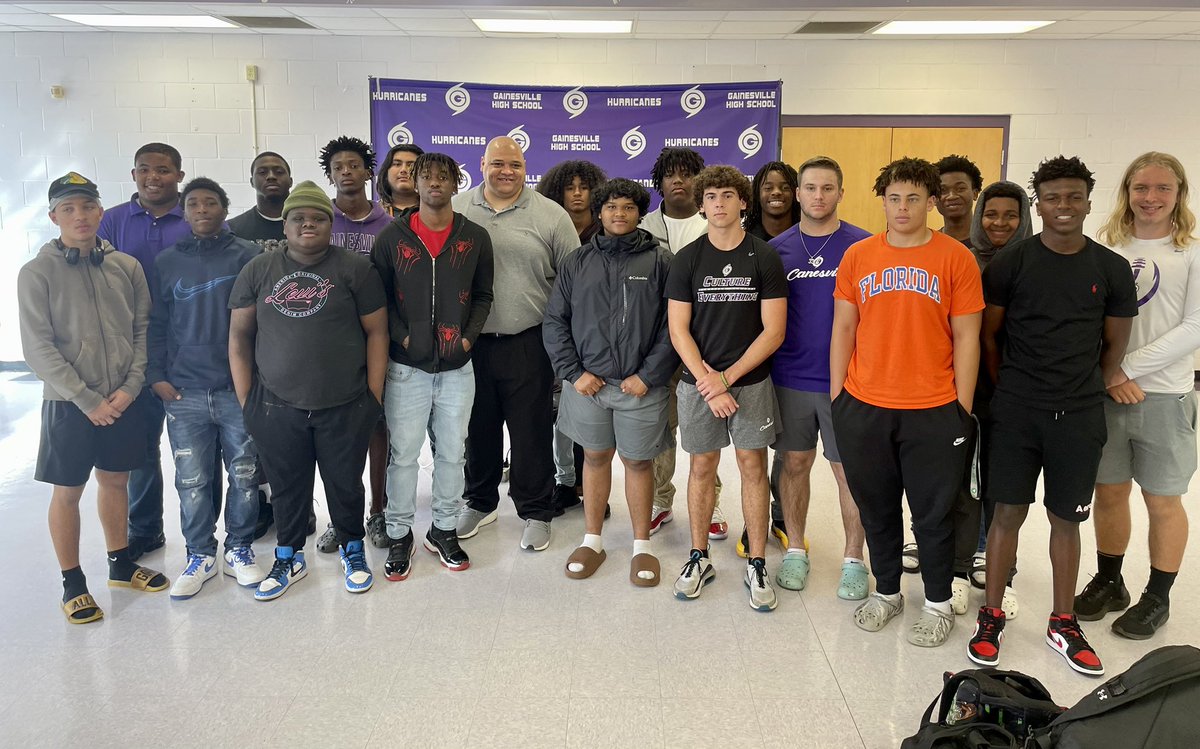 1900Canesville's tweet photo. Our players got their first meeting with their new Head Coach Ian Scott today. Now it’s time to get to work! #1900blockboys #hurricanefootball https://t.co/TOutEUGGDD