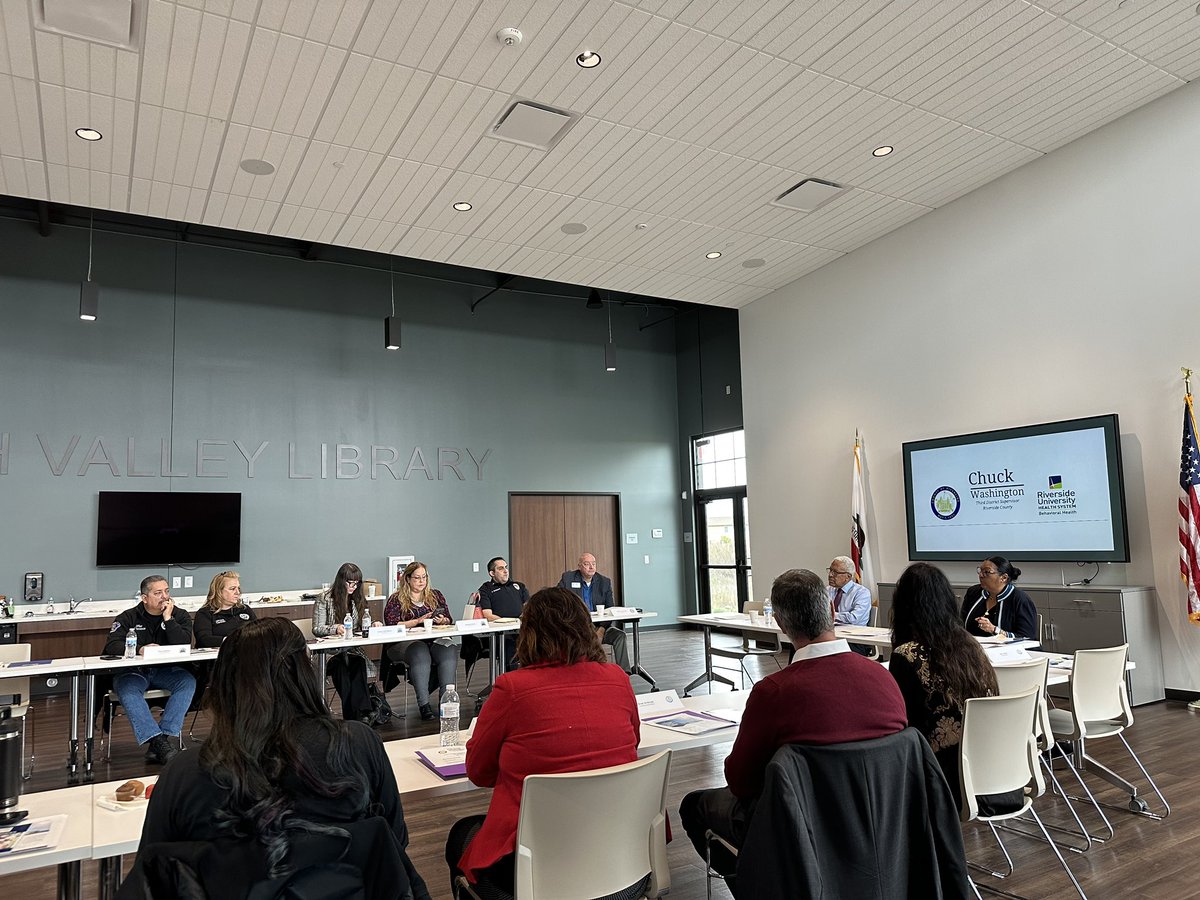 SupWashington's tweet photo. This morning we held our second Third District Homelessness Summit at the French Valley Library, where we highlighted the importance of behavioral health and housing. (1/3)

#HomelessnessInitiatives #ThrivingThird #ThirdDistrict #RiversideCounty #RivCoNow https://t.co/xmvyeArjZn