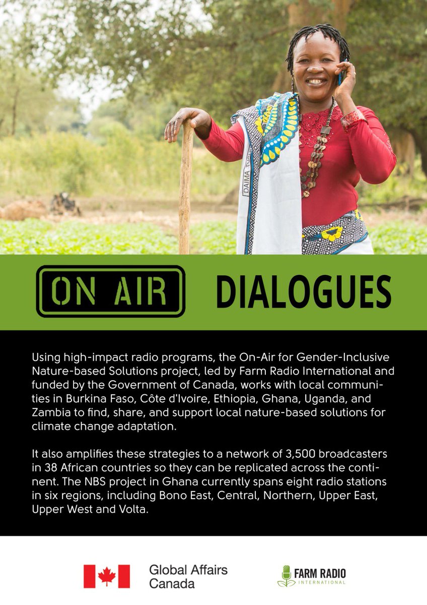 farmradiogh's tweet image. On-Air for Gender-Inclusive Nature-based Solutions project.
#nbsproject
