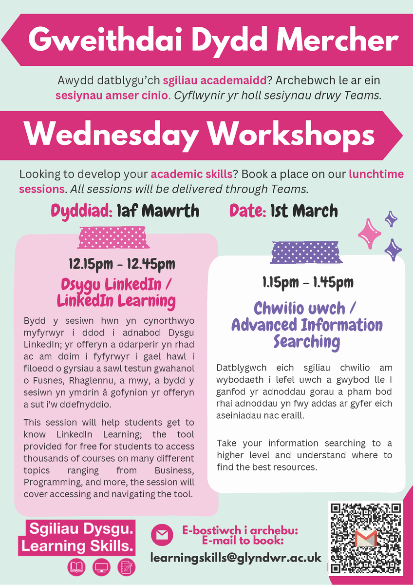 Wrexham University Library Service Desk tweet media