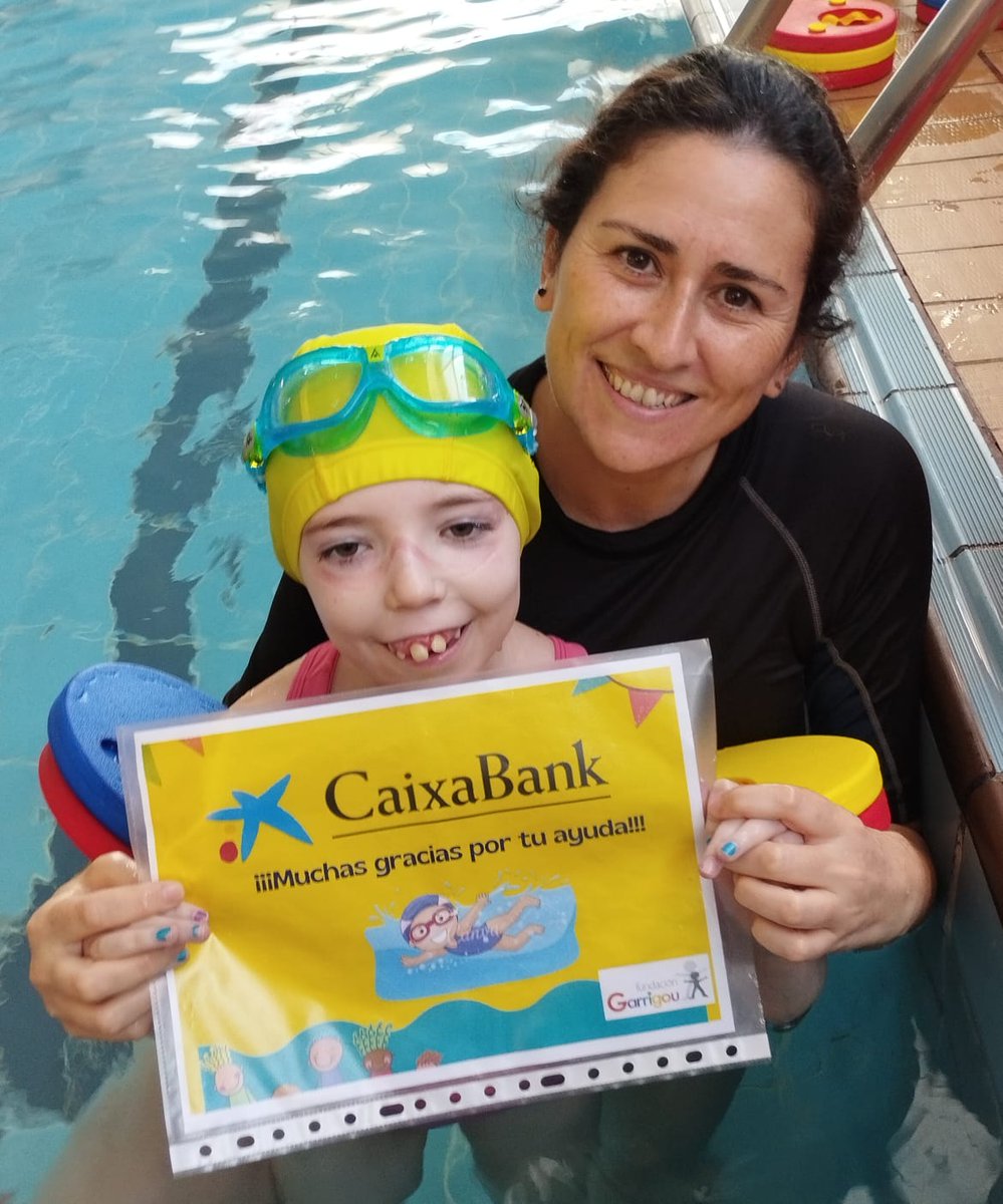 CampoyJf's tweet photo. Quiero agradecer a @caixabank por sus Becas para Alumnos de la Escuela de Natación Adaptada en colaboración con  @FGarrigou https://t.co/dN0RUJbfRf