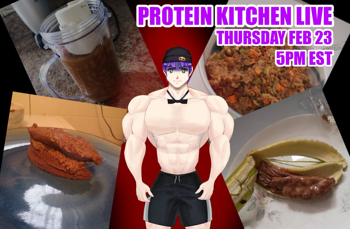 Jeff McBiceps 💪 Fitness Vtuber on Twitter "🔴PROTEIN KITCHEN IS LIVE🔴