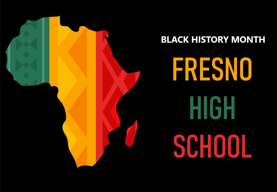 Black History Month FINALE, tomorrow in the Fresno High Library! We'll be making cultural bracelets, sampling food from a Black Entrepreneur, finishing up our viewing of Wakanda Forever, handing out buttons and books and we'll have a photo booth open!