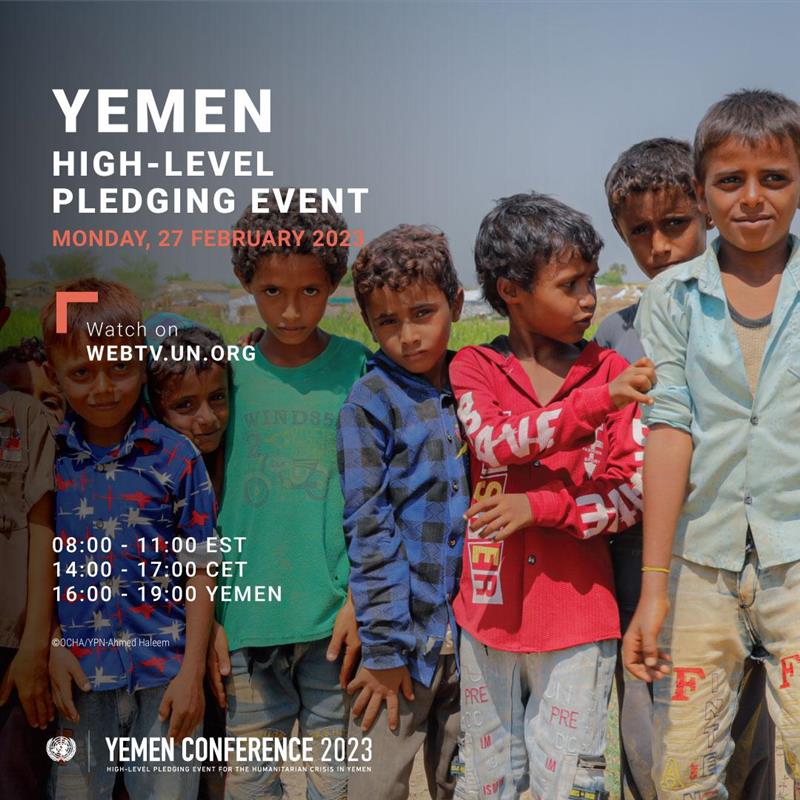 UNReliefChief's tweet photo. Last year, aid agencies helped nearly 11 million people across #Yemen every month. 

We cannot stop now. 

On 27 Feb, the international community must come together again to support the people of Yemen. https://t.co/drxcOxMMqd