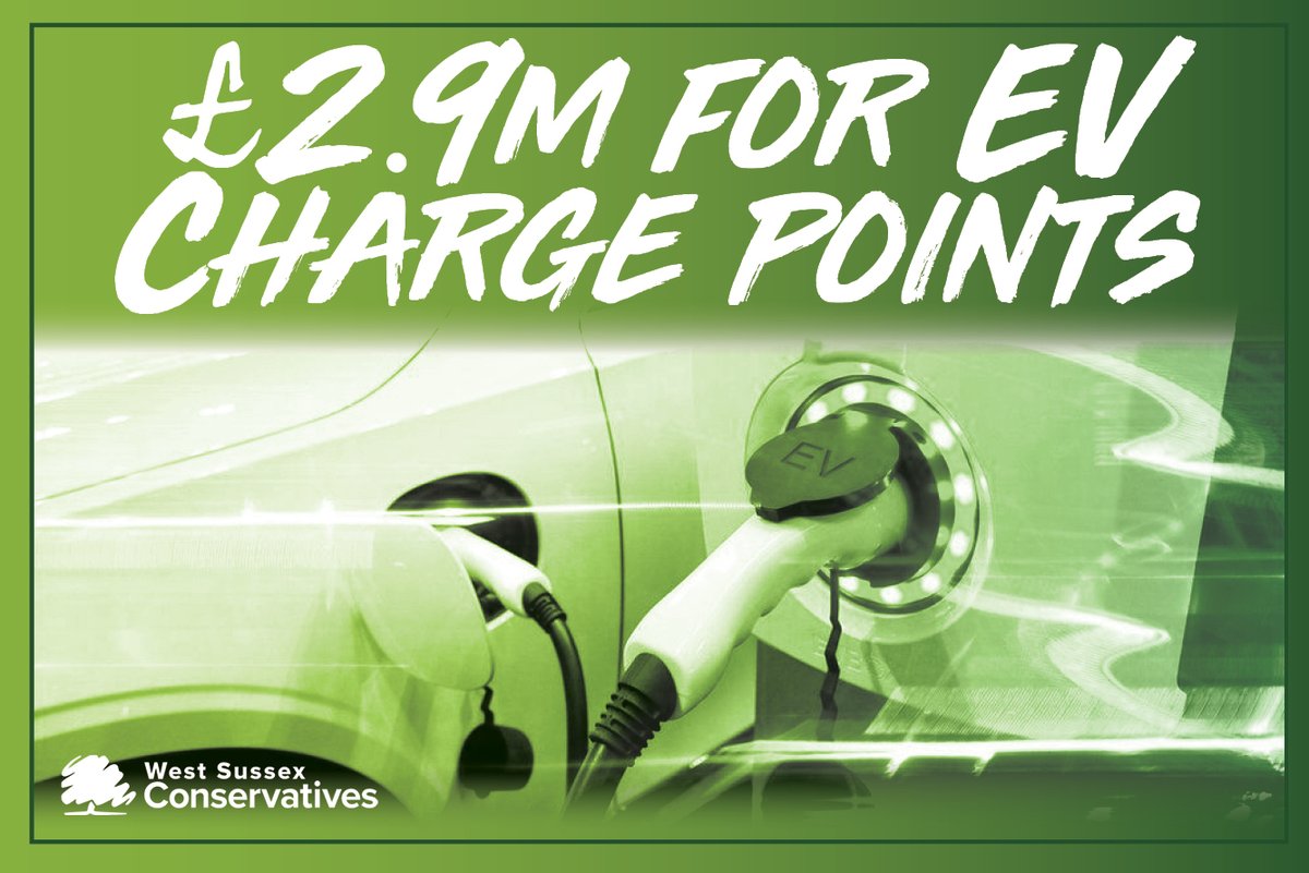 West Sussex has been allocated £2.9m funding to drive forward the roll out of new electric vehicle (EV) charge points as part of the Government's Local Electric Vehicle Infrastructure scheme. Find out more here: tinyurl.com/ycc4n5cw