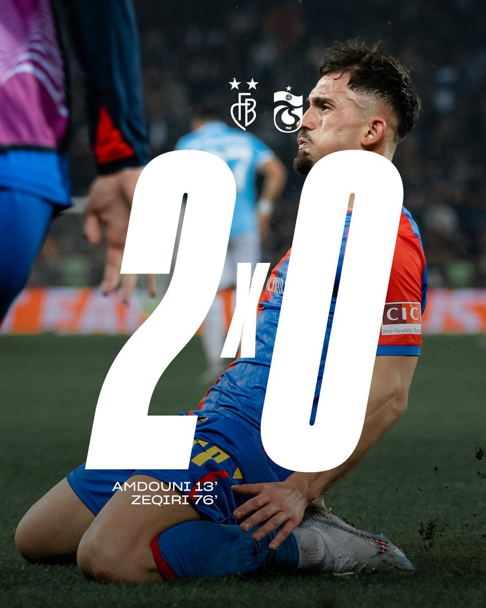 FC_Basel_tr's tweet photo. Maç sonucu: FC Basel 2-0 #Trabzonspor

BİTTİ! 💪🔥

Bu sonuçla UEFA Konferans Ligi’nde adımızı son 16 turuna yazdırıyoruz. 🔴🔵

#FCBasel1893 #MirSinBasel #UECL #FCBTS https://t.co/1ppq1khFte
