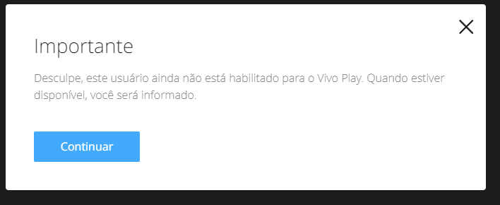 valeutech's tweet image. Alguém está com esse problema também para acessar essa bosta de VivoPlay da @vivobr ? Tiraram o Paramount+ e trocaram pelo LionsGate, por intermédio dessa aplicação toda bugada, que é esse VivoPlay. #Brasil #naopresta #vivoplay #procon