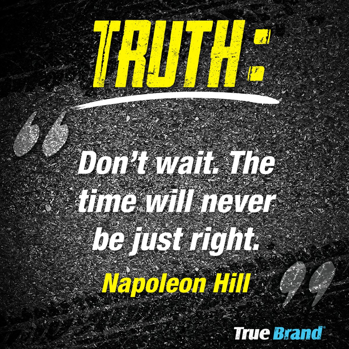 TrueBrandAuto's tweet image. Don’t Wait. You never know what tomorrow will bring.

#TrueBrandTruths #DontWait #LubeTech #TrueBrand #TrueBrandProducts #LocalBusiness #LakelandBusiness #TrueBrandTough #Manufacturer #Automotive #AutomotiveCare #QualityProducts #WomenOwned #WBENC