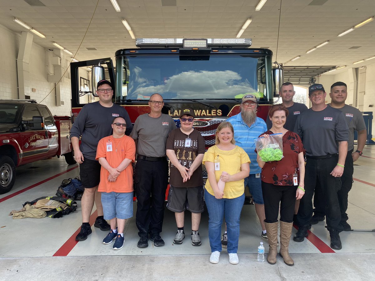 Thank you so much to our #LakeWales #FireDept for buying our $5 “#DisabilityAwareness2023” wristband. You can request yours here and learn about the benefits: 1Community4ALL.com/sponsor