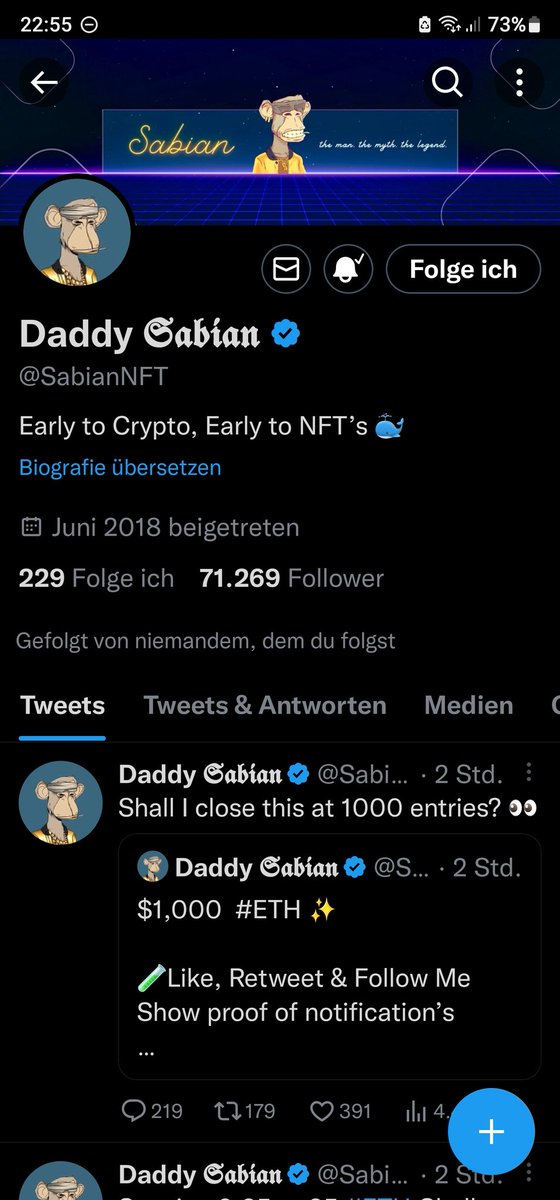 Test89045914's tweet photo. @SabianNFT 👌 https://t.co/442IeOVLRN