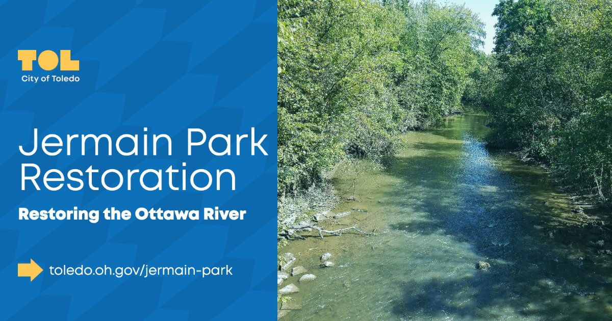 Our Environmental Services team partnered with <a href="/GLCommission/">GreatLakesCommission</a> and <a href="/MaumeeAOC/">Maumee AOC</a> to restore habitats in surrounding areas. This project will implement habitat improvements along the Ottawa River. Learn more about the project and sign-up to receive updates at: toledo.oh.gov/jermain-park