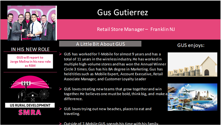 Congratulations, another promotion to RSM, Gus will be responsible for breaking ground in Sussex County NJ!!!!