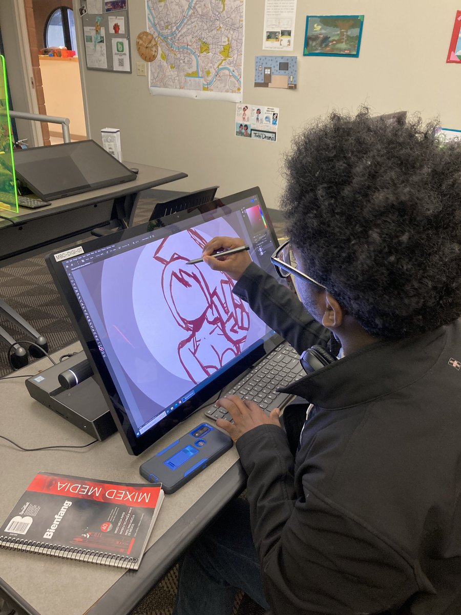 DesireeMatia's tweet photo. Building @PropelSchools partnership with @MCGYouth has been so exciting for our AMAZING high school artists. There is so much more to come! Such an incredible organization! #propelproud #propelfinearts #digitalart #ceramics #design #highschoolartists https://t.co/VAoPPkjPSW