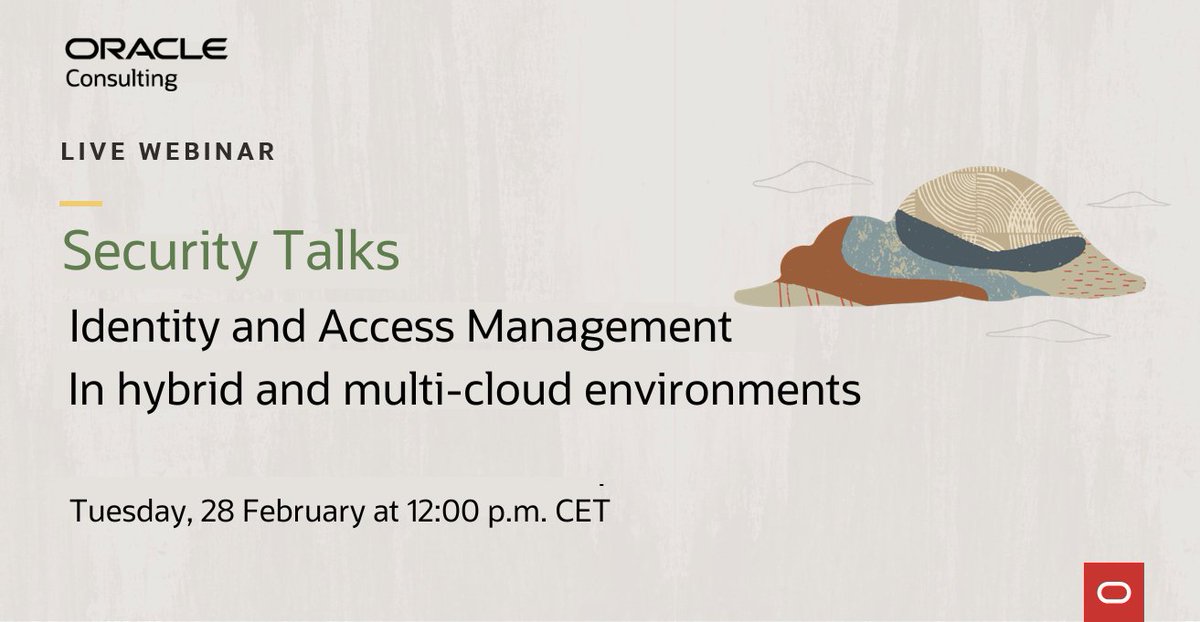 craigs1973's tweet image. Join #oracleconsulting webinar to learn how to build an efficient #IAM solution, why it should be centralized or decentralized, as well as whether it should be software-based or native to the cloud. social.ora.cl/60173sC77