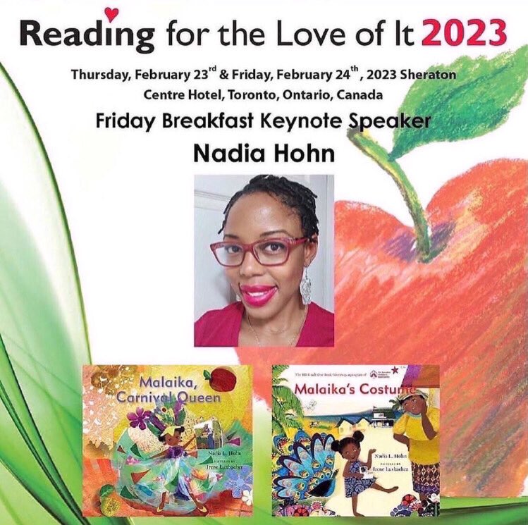 nadialhohn's tweet photo. #WHATSUPNEXTnlh ?

I will deliver the Fri., Feb. 24 breakfast keynote at the #ReadingfortheLoveofIt called THE MAGIC IN THE MIRROR.

Booksigning after my talk.

See link in bio for details.

@eysreading #SankofasPen @rubiconpubs @groundwoodbooks @scholasticcda @orcabook @owlkids https://t.co/YHxqtI82fM