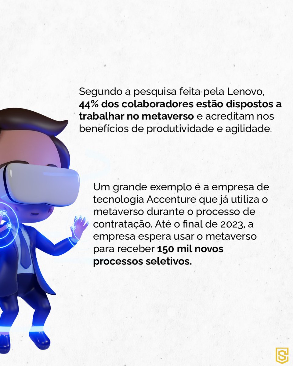 OTSafe's tweet photo. O metaverso está crescendo cada vez mais e as possibilidades são infinitas neste novo mundo digital. Como a sua empresa vai se posicionar?

Fique por dentro do mundo cripto, siga as nossas redes sociais!

#otsafe #cryptocurrency #Bitcoin #technology #development #metaverse #work https://t.co/P0agbs83JT