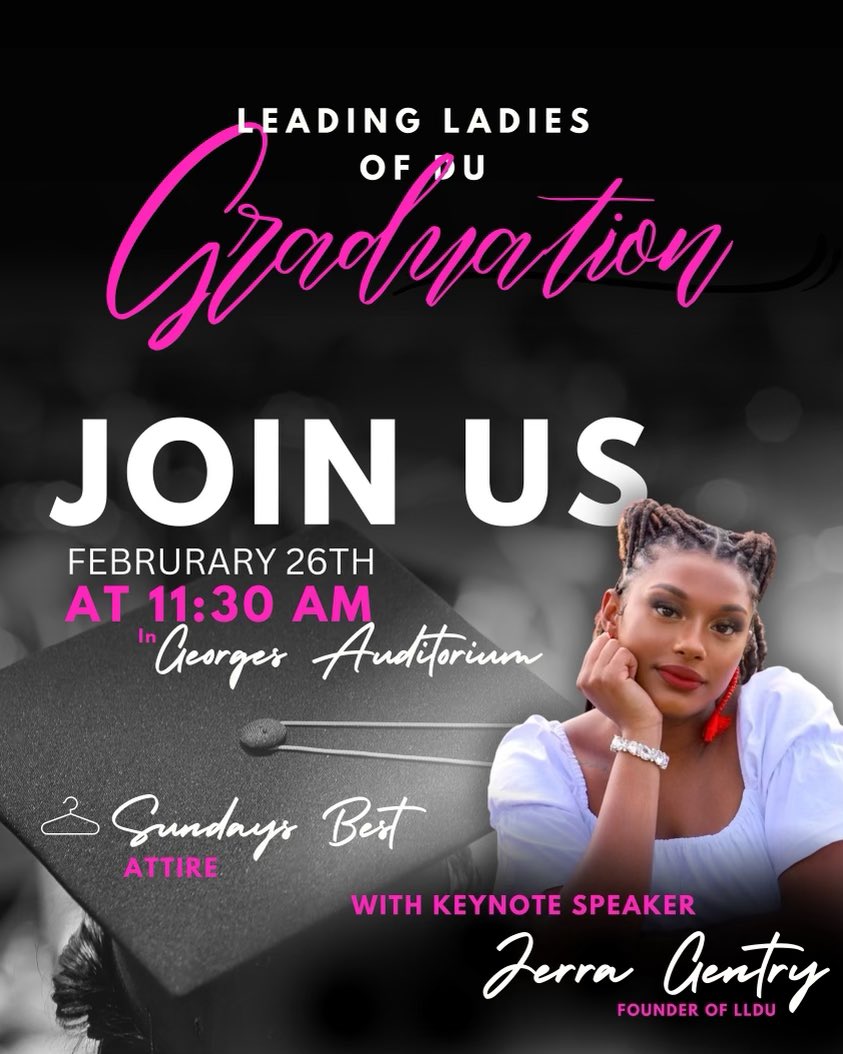 LLofDU's tweet image. Join LLDU in George’s Auditorium to celebrate our beautiful Leading Lady Elects💕