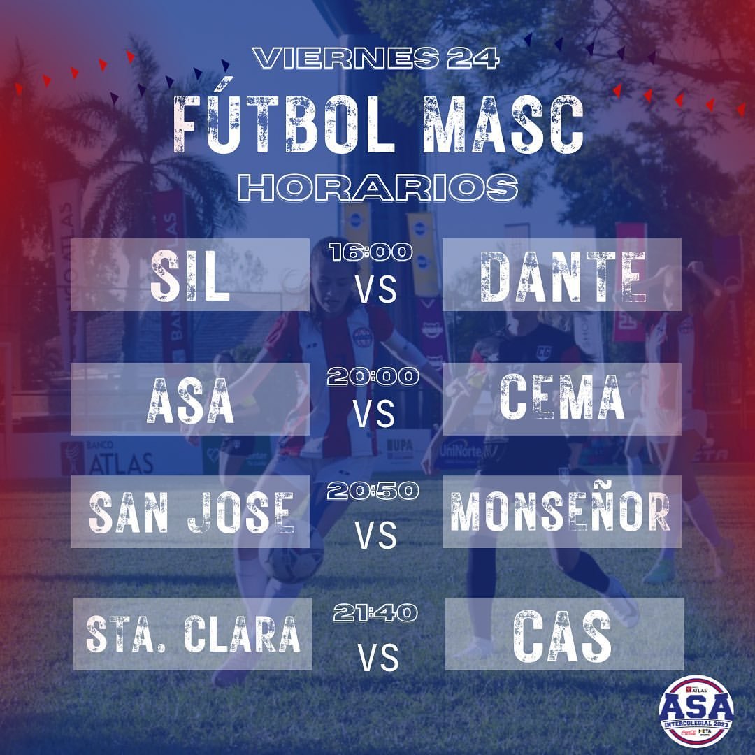 Intercolegial ASA Banco Atlas Coca-Cola Meta 2023 tweet media